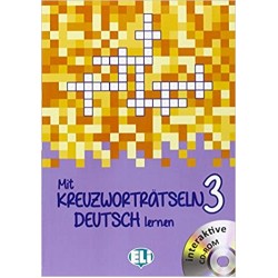 MIT KREUZWORTRAETSELN DEUTSCH LERNEN 3 - New edition with DVD-ROM