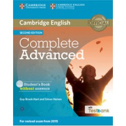 Complete Advanced Student's Book without answers with CD-ROM with Testbank