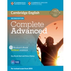 Complete Advanced 2nd Ed  Student's Book without Answers with CD-ROM