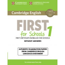 Cambridge English First for Schools 1 Student's Book without Answers