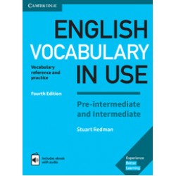 English Vocabulary in Use Pre-intermediate and Intermediate 4ed Book with Answers with Enhanced interactive audio / video on Cambridge One