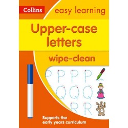 WIPE-CLEAN - Upper case letters Ages 3-5