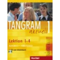 Tangram aktuell 1, Kursbuch + Arbeitsbuch, Lektion 1-4 + CD zum Arbeitsbuch