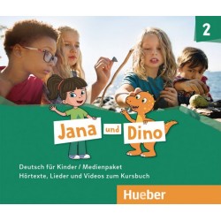 Jana und Dino 2 Medienpaket 2 Audio-CDs und 1 DVD zum Kursbuch