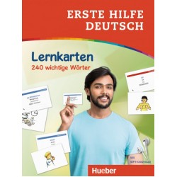 Erste Hilfe Deutsch –  Lernkarten 240 wichtige Wörter / Lernkarten mit kostenlosem MP3 Download