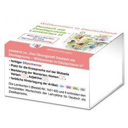 Willkommen in Deutschland –  Deutsch als Zweitsprache Lernkarten  II Bild-Wort-Karten für das Wortschatztraining / Lernkarten II