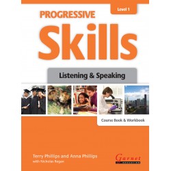 Progressive Skills in English Level 1 Listening and Speaking Combined Course Book and Workbook with audio DVD and DVD